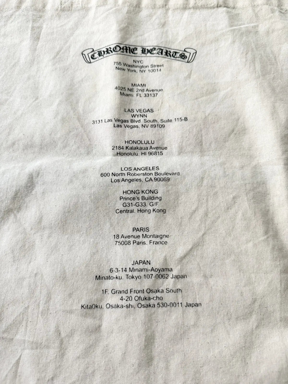 Chrome hearts Matty Boy “Sex Records” Tote Bag