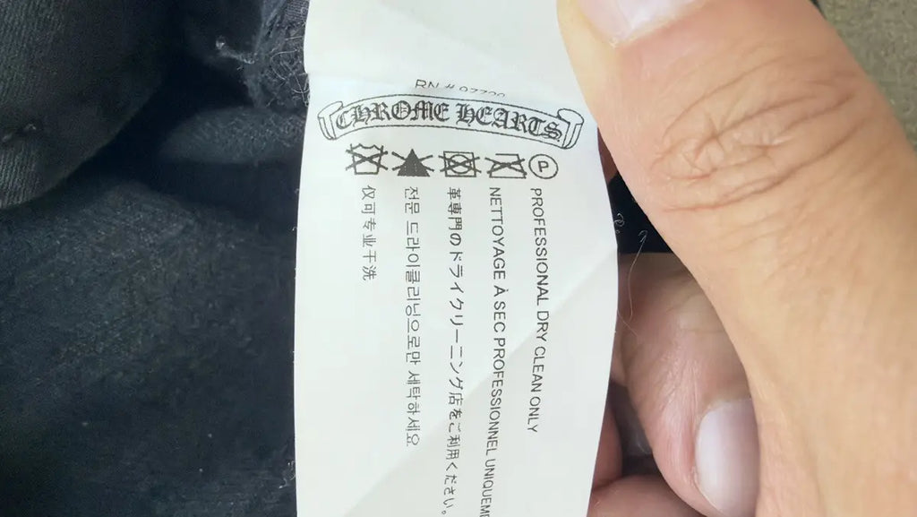 Chrome Hearts Green & Leopard Cross Patch Jeans