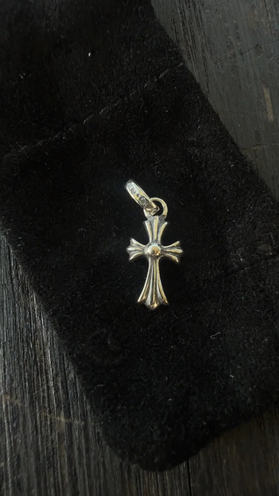 Chrome Hearts Babyfat Cross Pendant Chrome Hearts