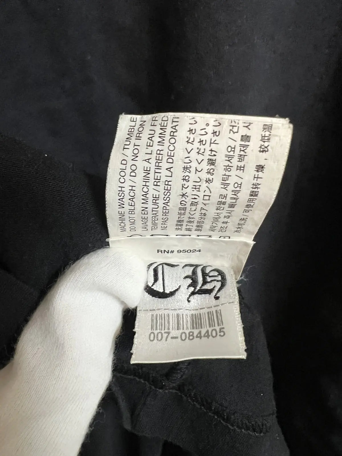 Chrome Hearts Hollywood Cross Box Logo LS Tee