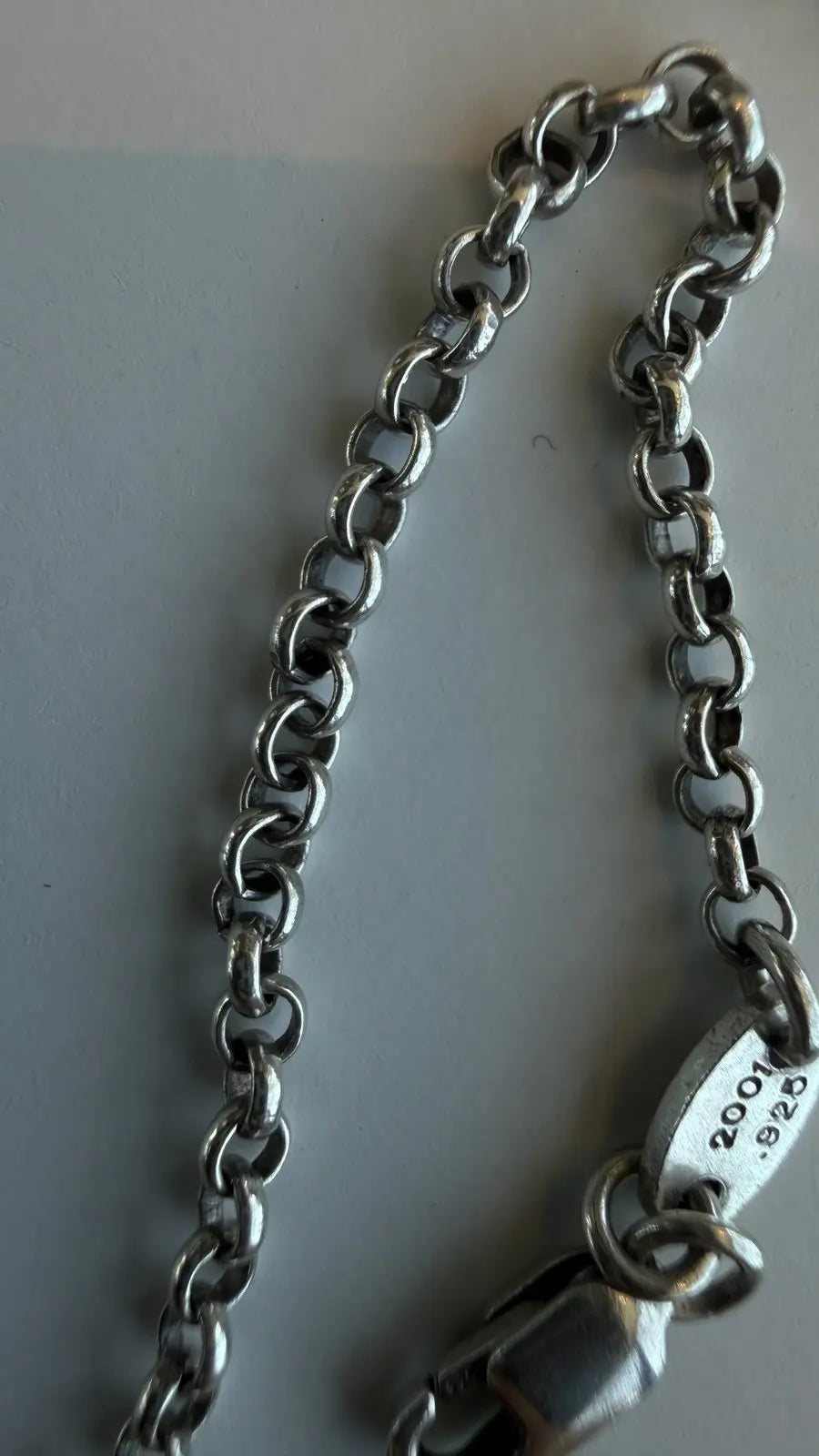Chrome Hearts Sterling Silver Roll Chain Chrome Hearts