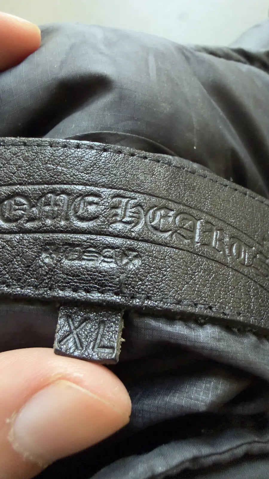 Chrome Hearts Black Puffer Jacket