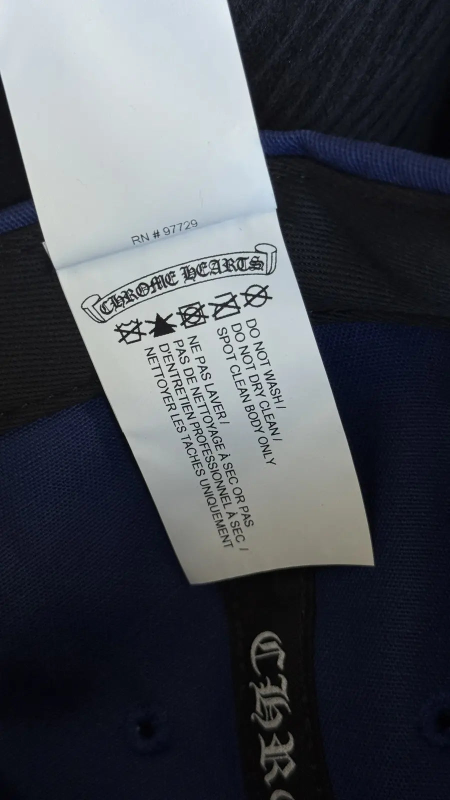 Chrome Hearts CH Logo Baseball Hat