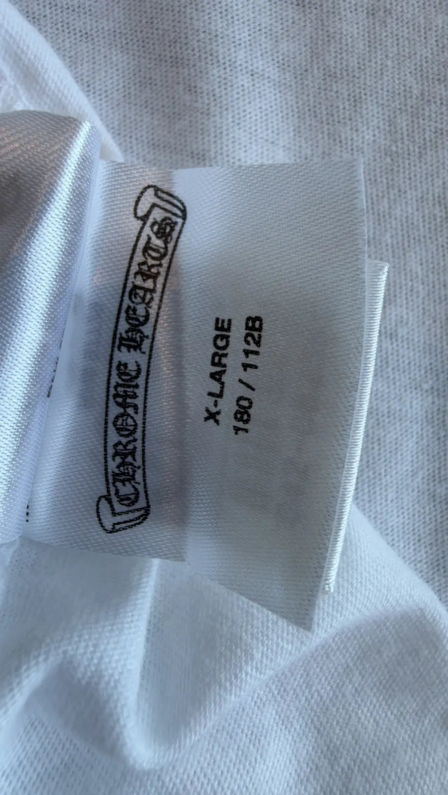Chrome Hearts Scroll Logo Pocket T-Shirt Size XL Chrome Hearts