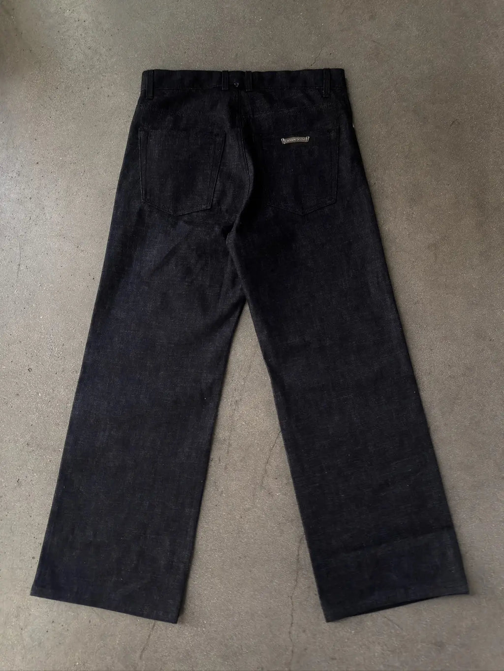 Chrome Hearts KS CUT Raw Indigo Denim Jeans — Size 32
