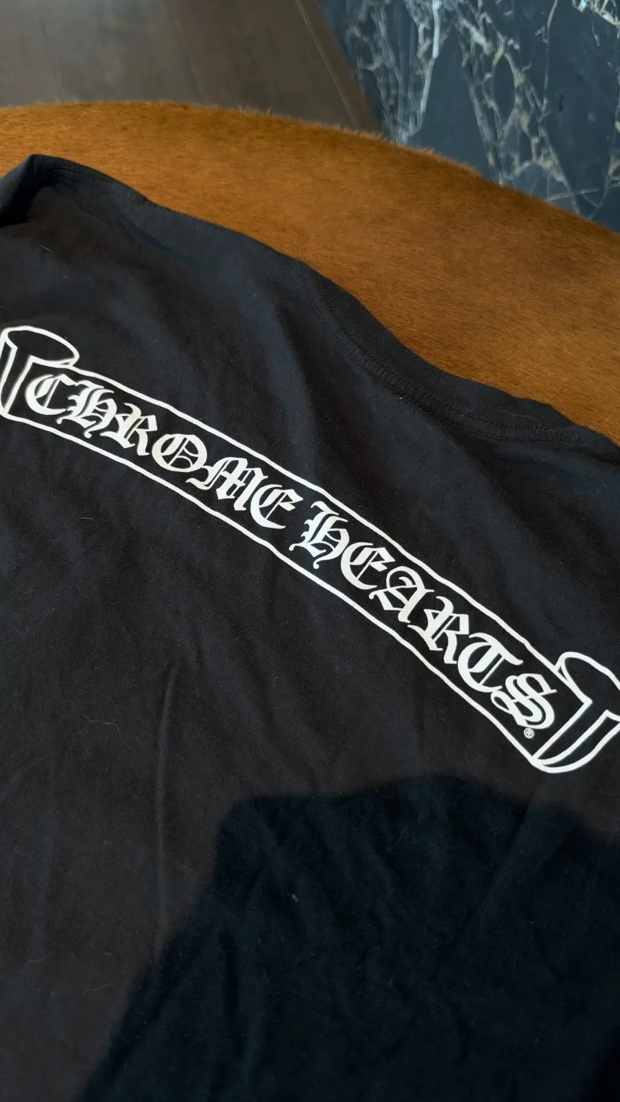 Chrome Hearts Scroll Logo Long-Sleeve T-Shirt Size L Chrome Hearts