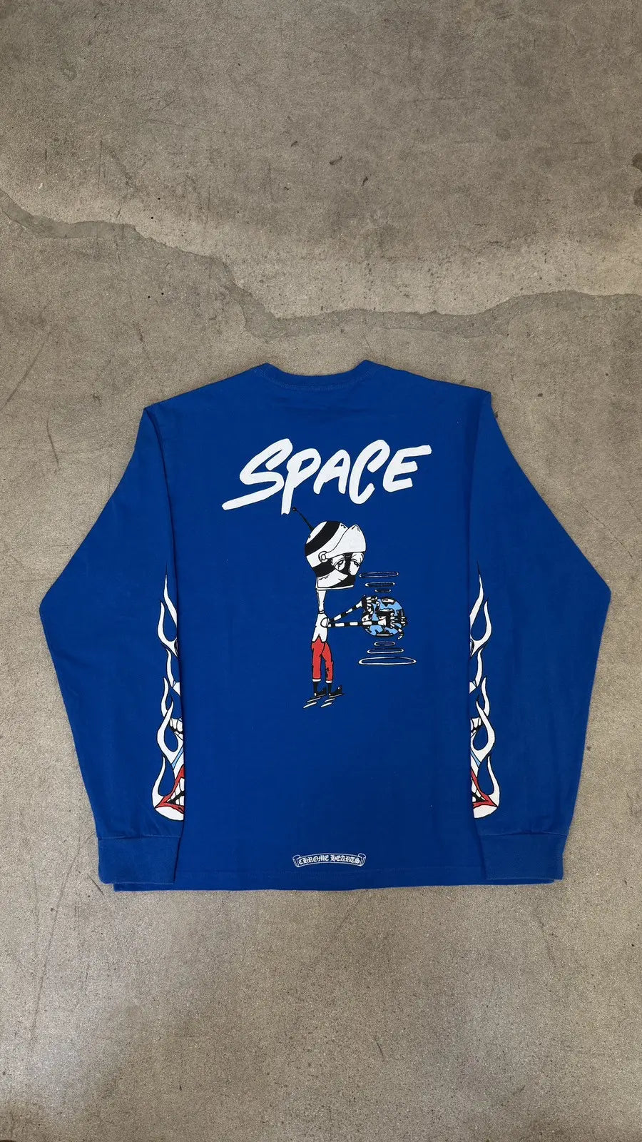 Chrome Hearts Matty Boy Space Flame LS T-Shirt