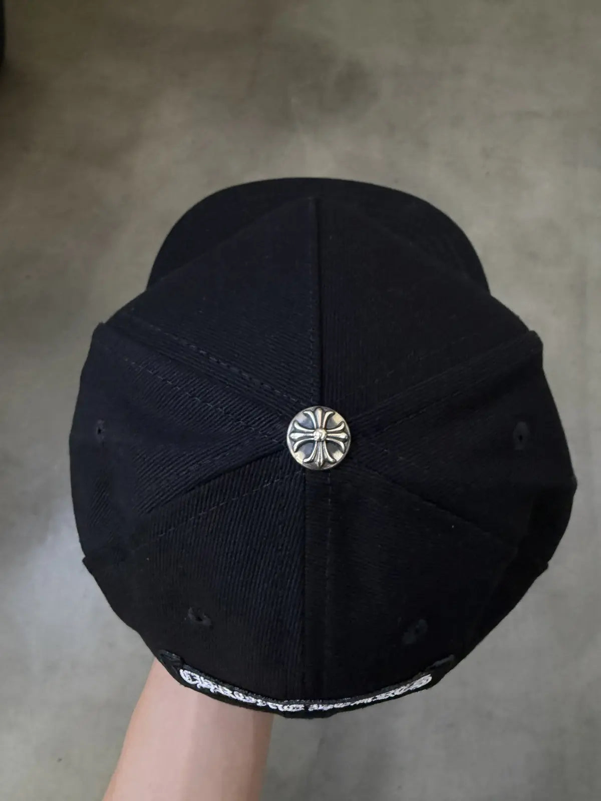 Chrome Hearts Vertical Logo Baseball Hat