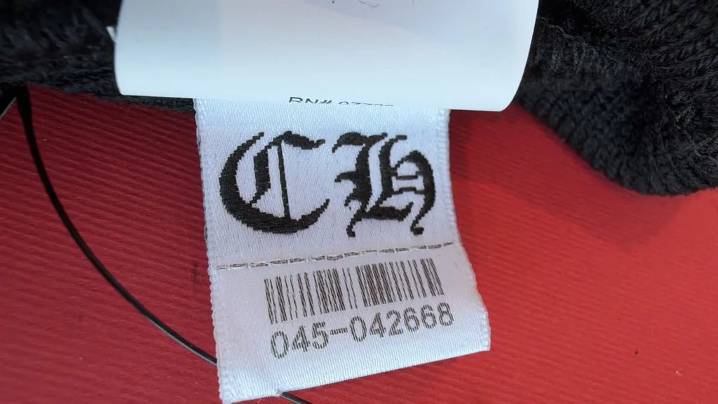 Chrome Hearts Logo Embroidered Beanie in Black Chrome Hearts