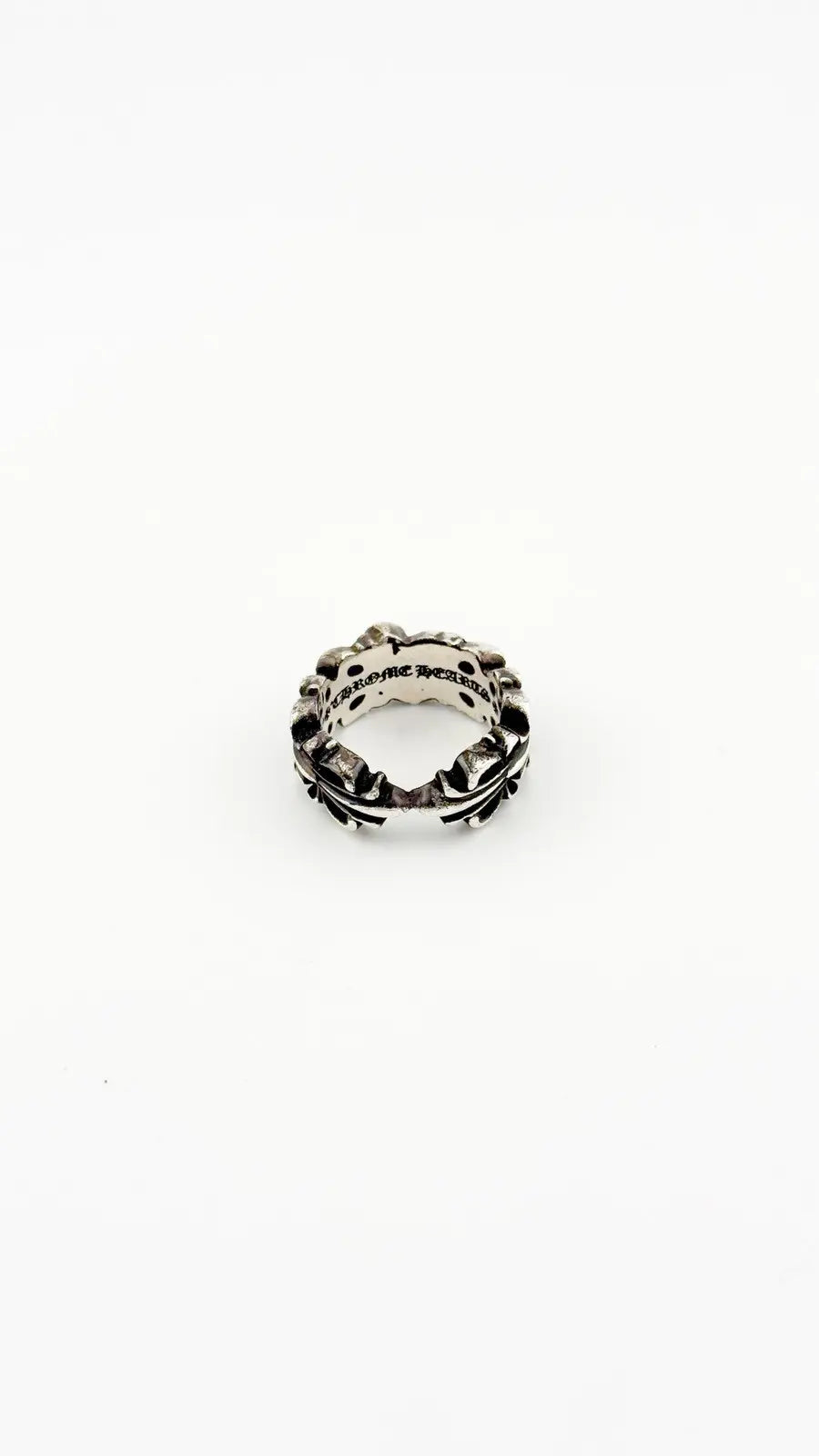 Chrome Hearts Double Floral Cross Ring