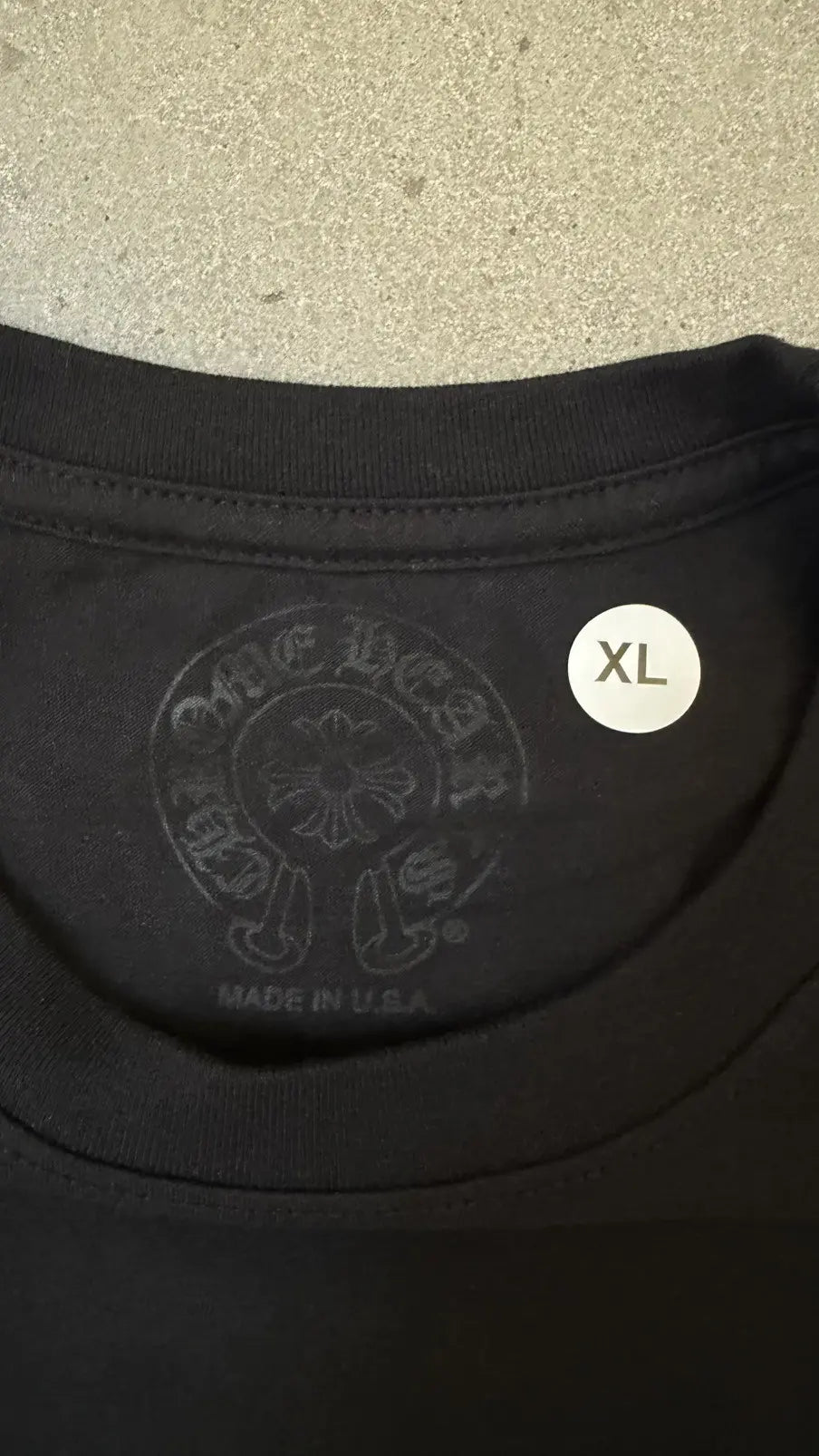 Chrome Hearts Neon Yellow Horseshoe Pocket T-Shirt