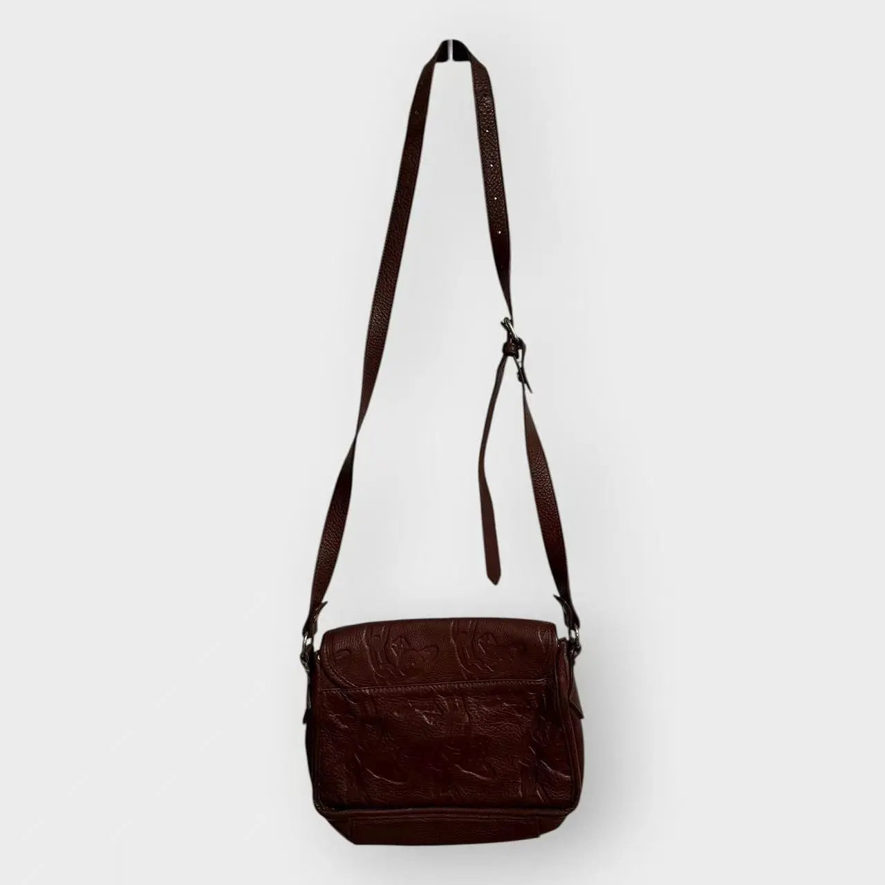 Vivienne Westwood Golden Saturn Orb Messenger Bag