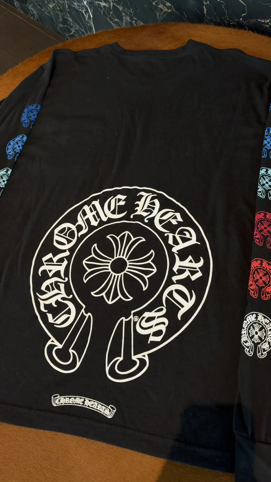 Chrome Hearts Multi-Color Cross Horseshoe Long-Sleeve Size XL Chrome Hearts