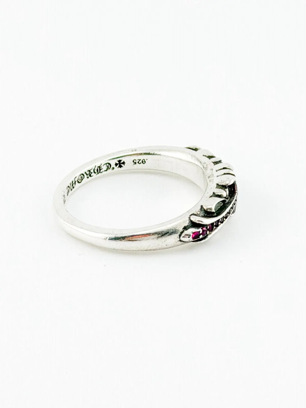 Chrome Hearts Ruby Baby Classic Floral Ring