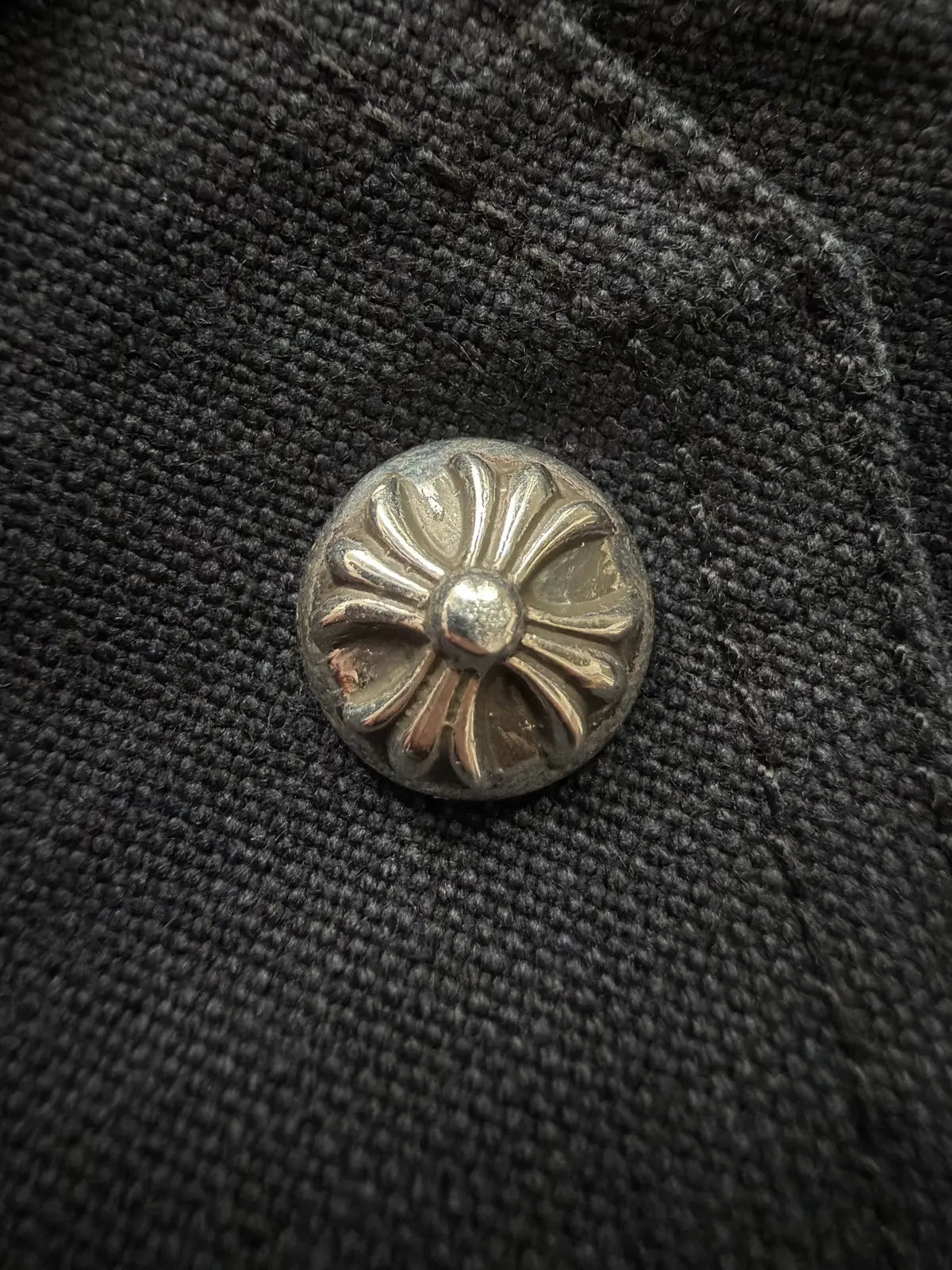 Chrome Hearts Flooded Patch Carpenter Denim Shorts