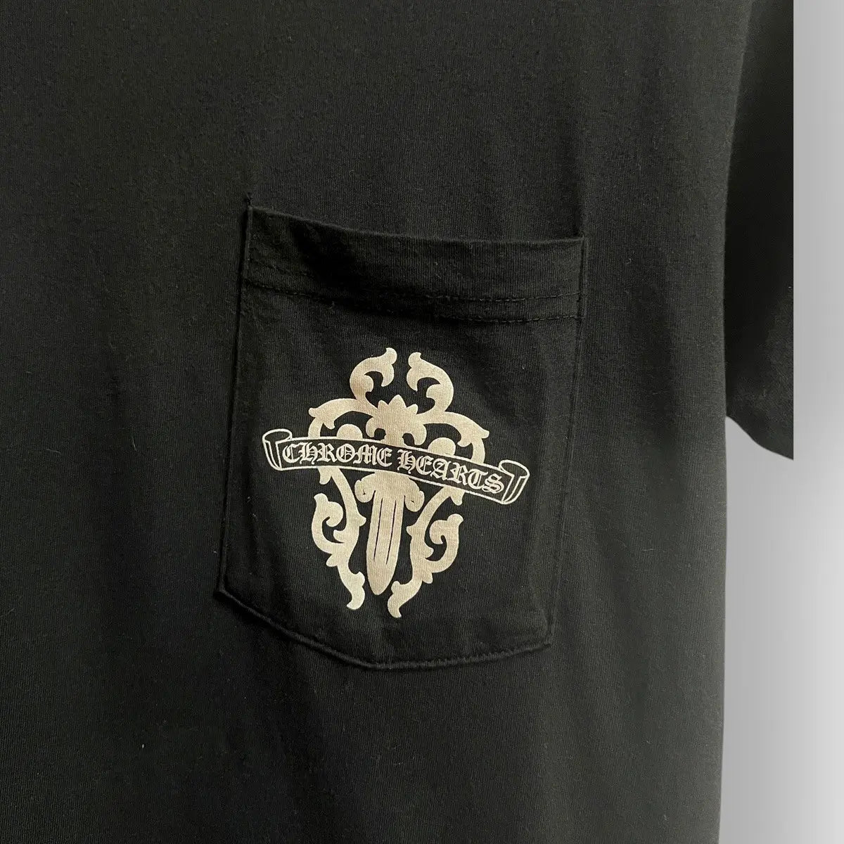 2010s Chrome Hearts Vertical Daggers Pocket Tee