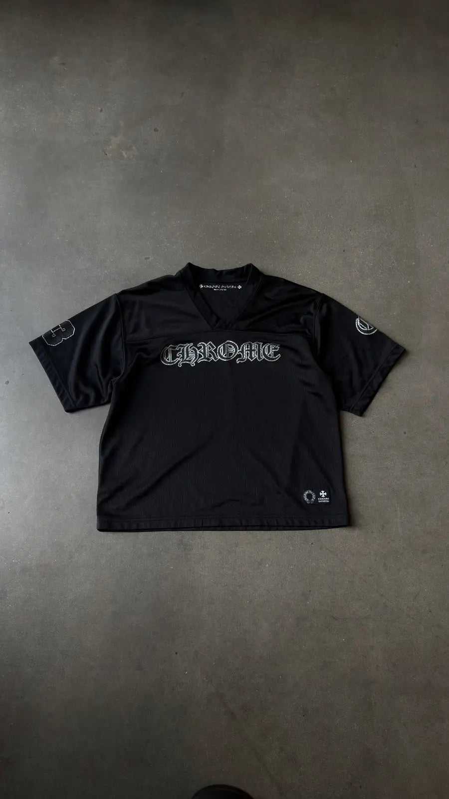 Chrome Hearts Black Mesh Jersey