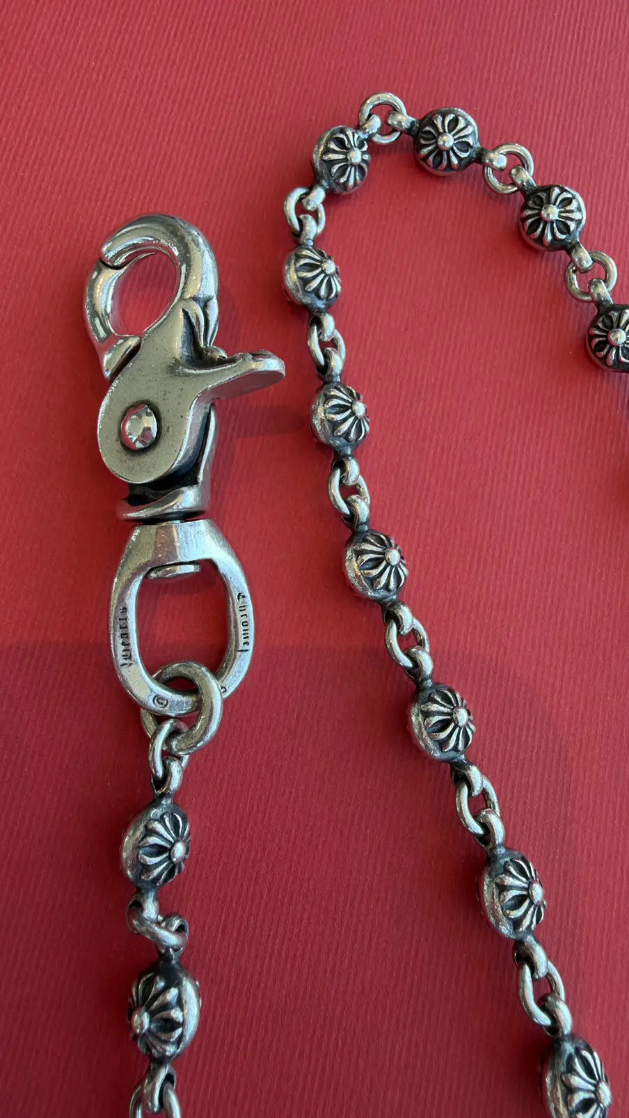 Chrome Hearts Cross Ball Chain 34 Inches Chrome Hearts