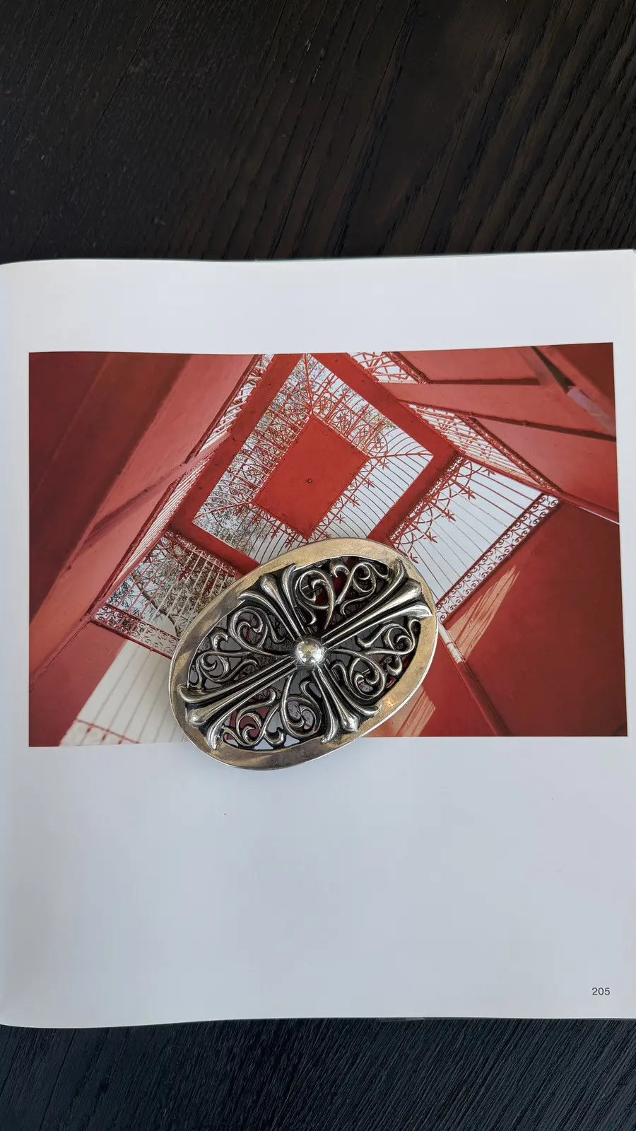 Chrome Hearts Classic Oval Cross Belt Buckle Chrome Hearts