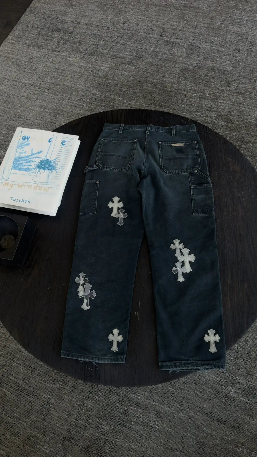 Chrome Hearts x Matty Boy "Sex Records Double-Knee Pants Chrome Hearts