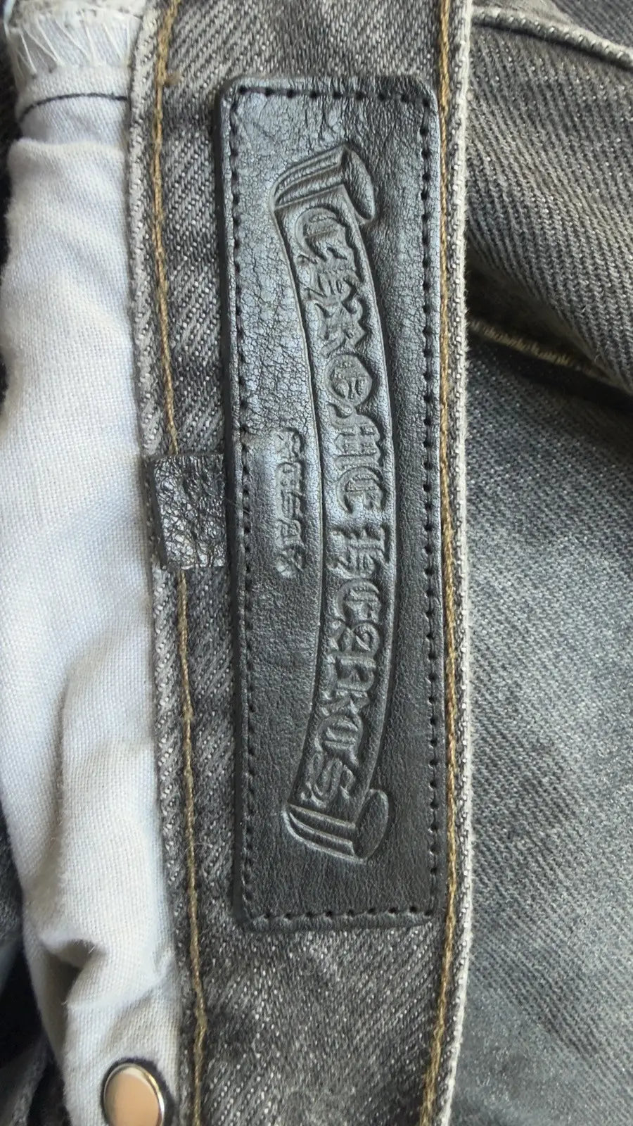 Chrome Hearts Levi's Cross Patch Stencil Jeans
