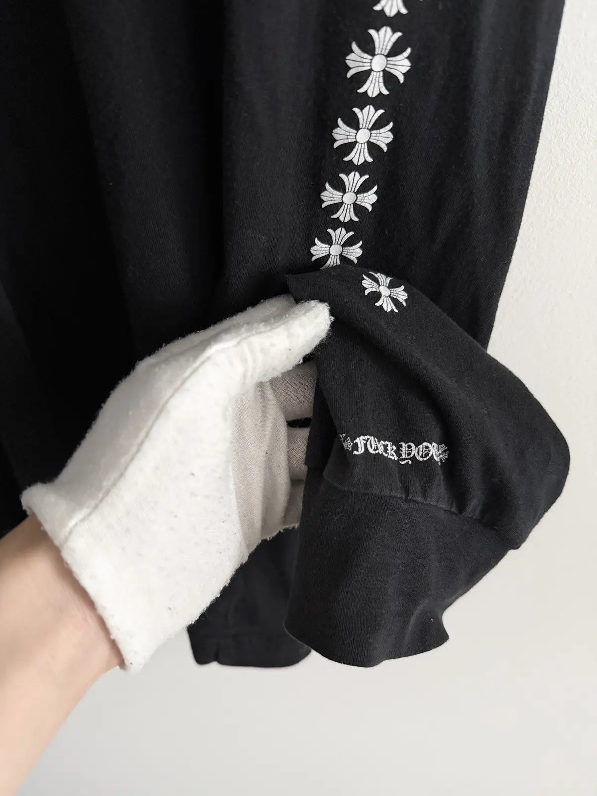 Chrome Hearts Seal Plus Cross Logo LS Tee