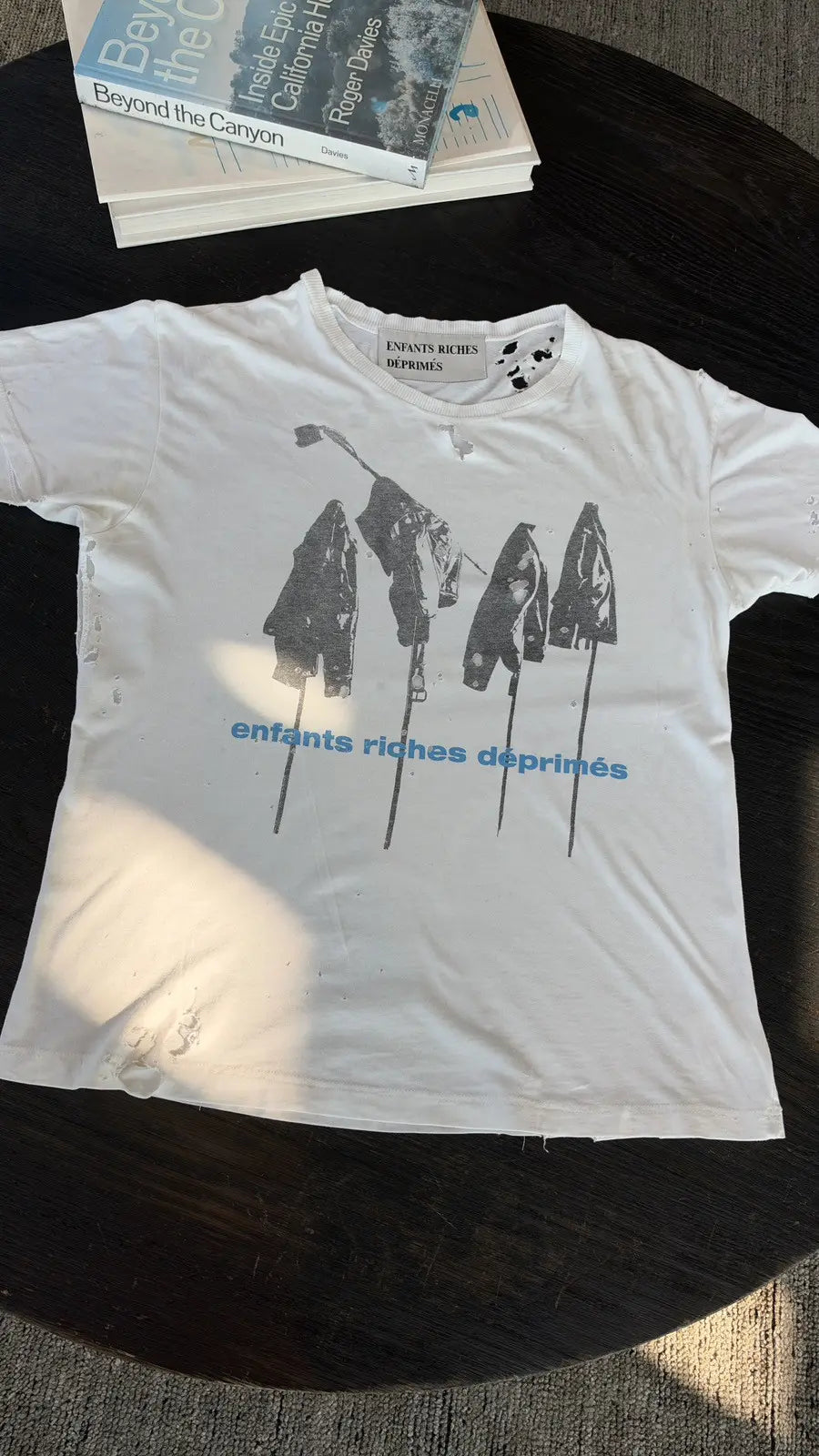 Enfants Riches Déprimés White Graphic T-Shirt Size M Enfants Riches Déprimés