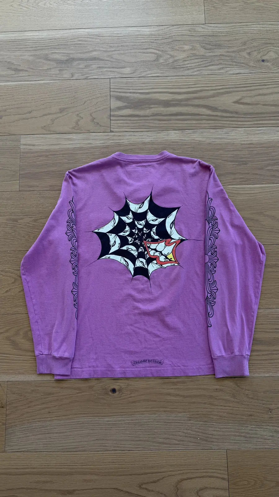 Chrome Hearts Matty Boy Spider Web Long-Sleeve T-shirt Chrome Hearts