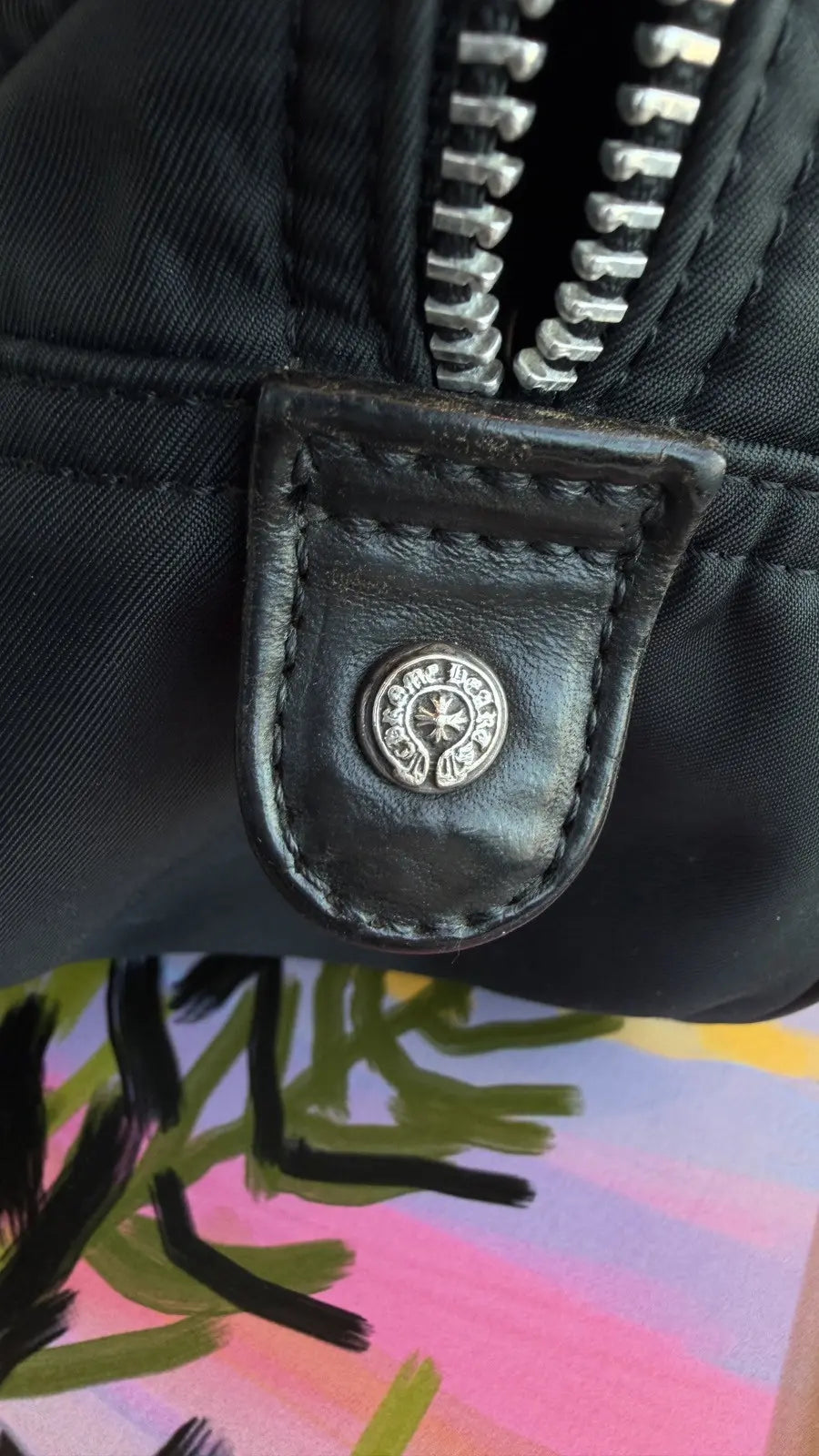 Chrome Hearts Cross Patch Bowling Bag Chrome Hearts