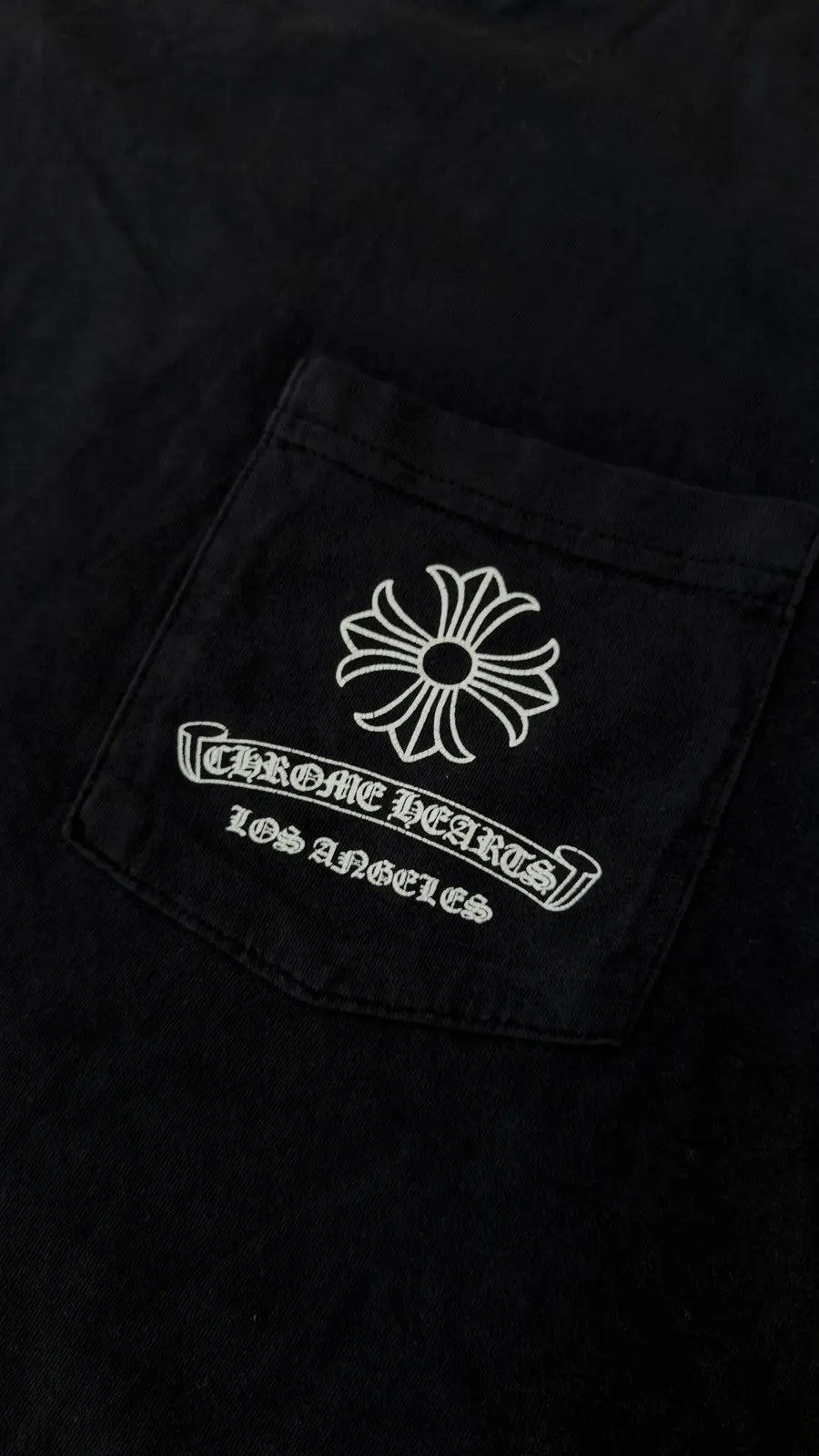 Chrome Hearts LA Exclusive Scroll Label Cross T-Shirt