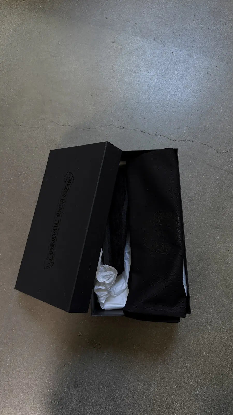 Chrome Hearts Loafers Corduroy Dagger Black