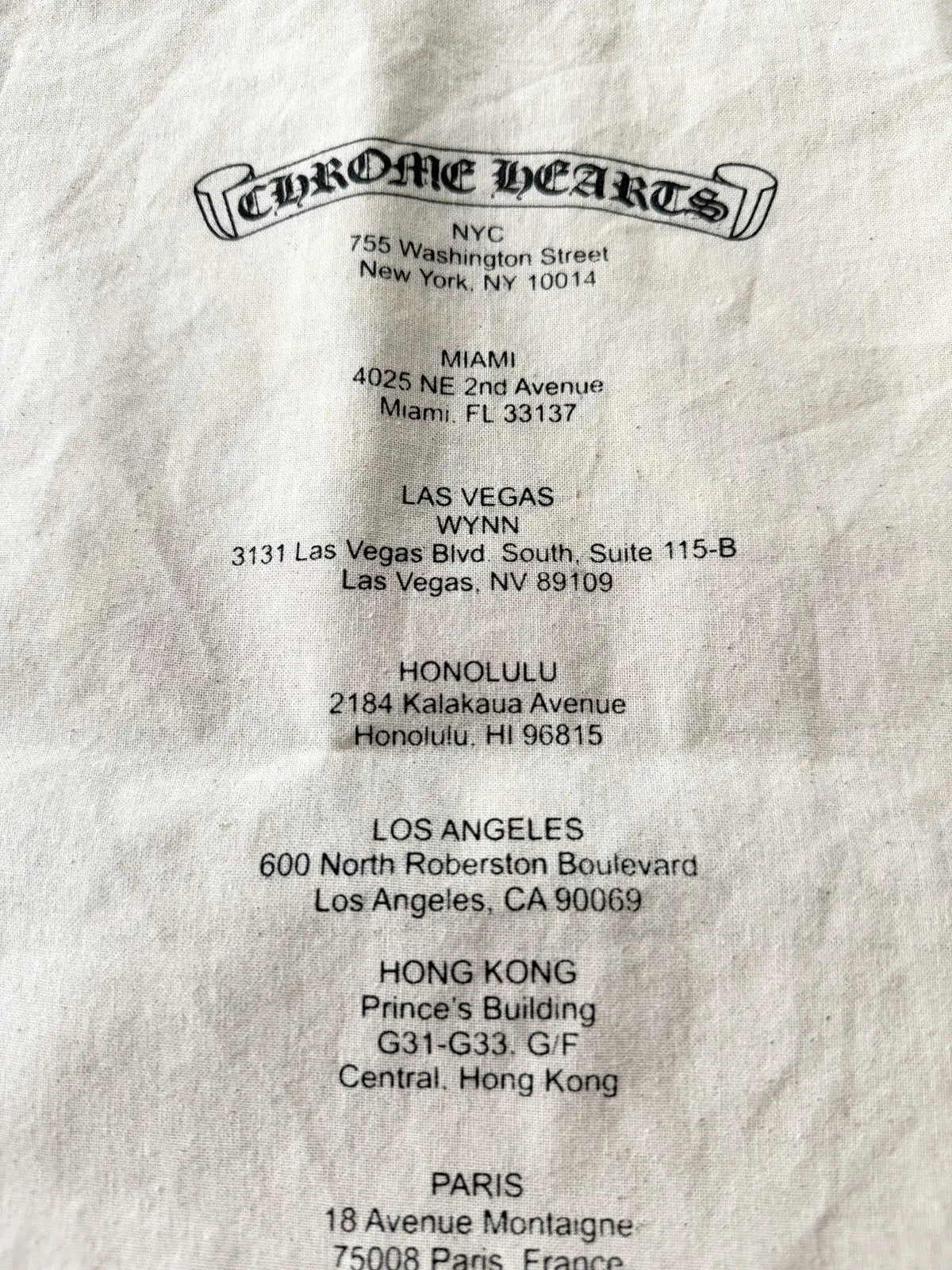 Chrome hearts Matty Boy “Sex Records” Tote Bag