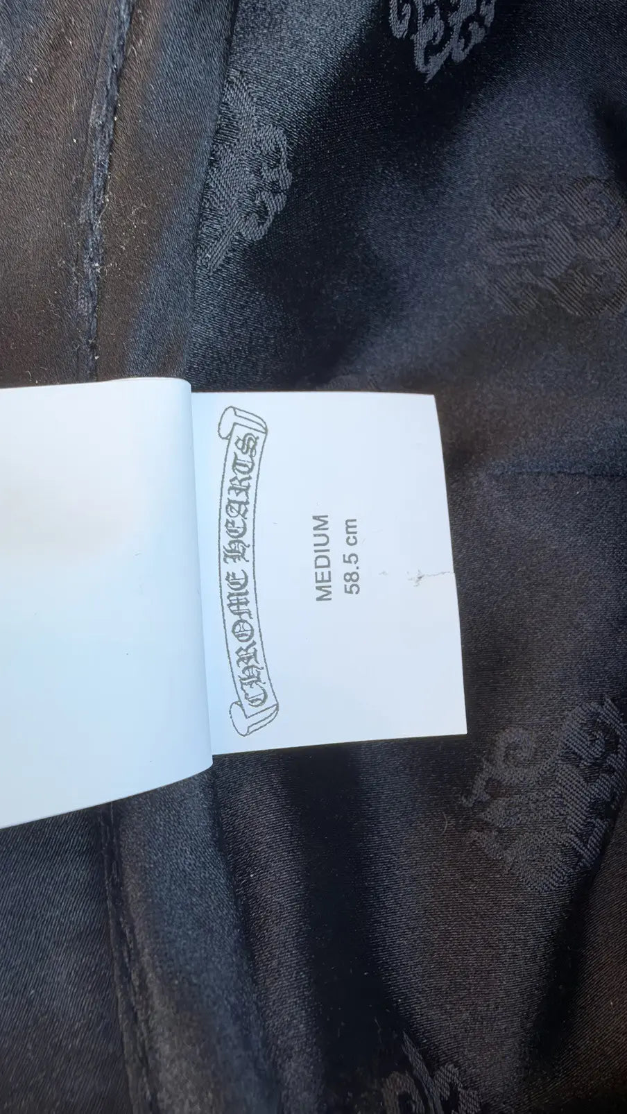 Chrome Hearts Satin Monogram Bucket Hat Chrome Hearts