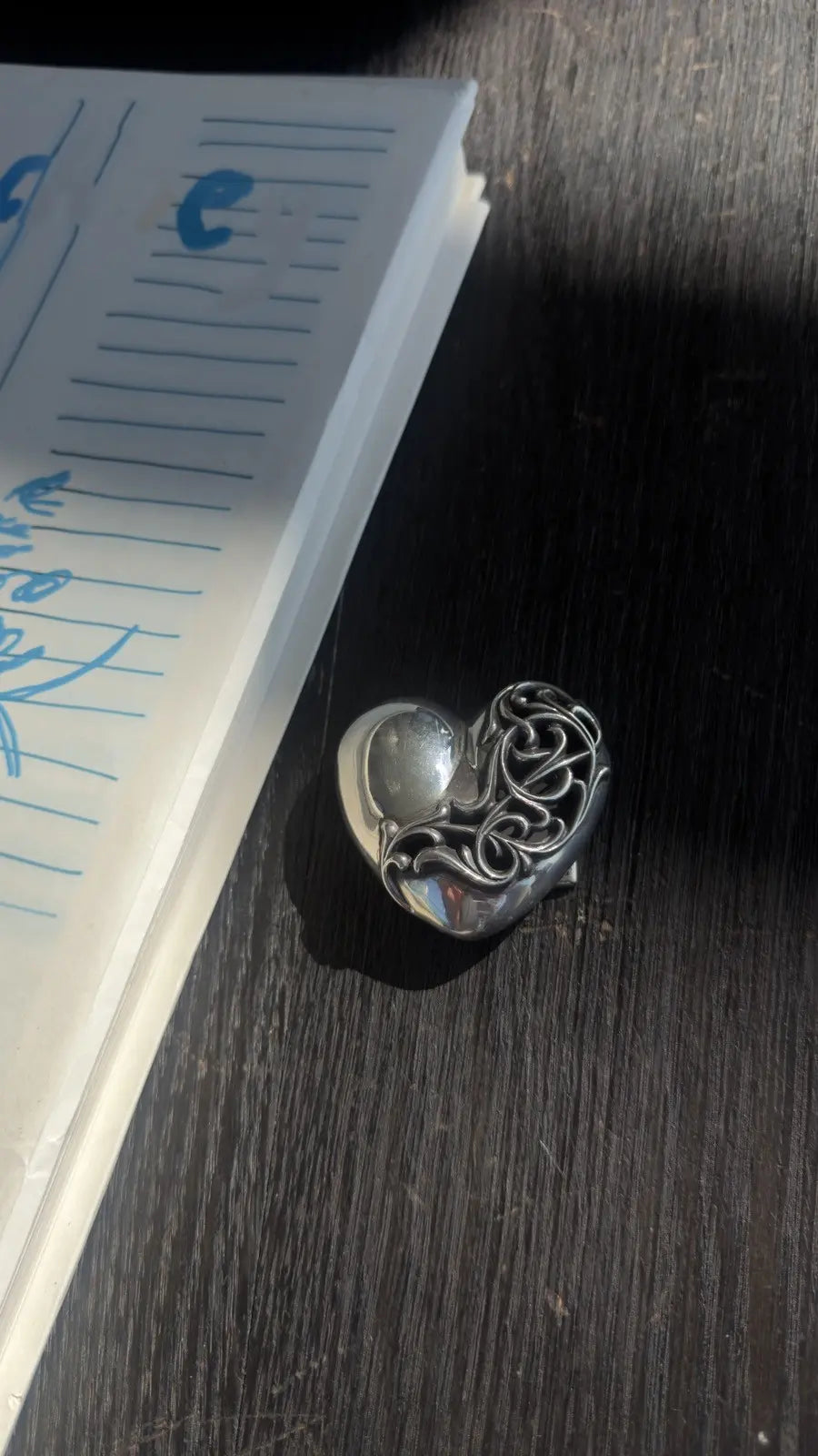 Chrome Hearts Sterling Silver Heart Piece Chrome Hearts