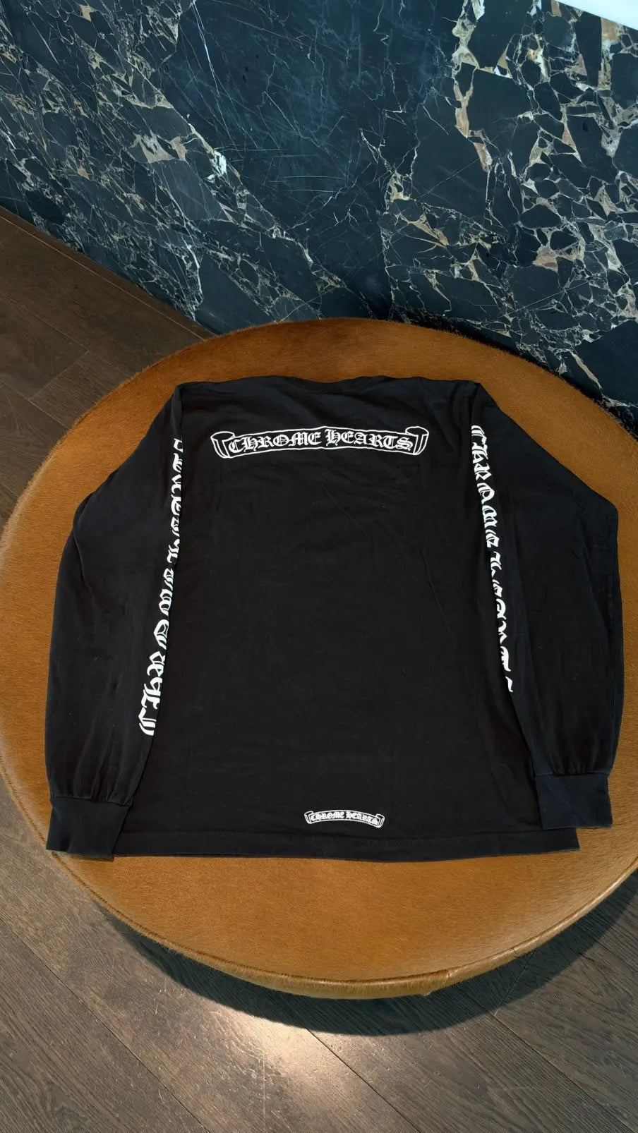 Chrome Hearts Scroll Logo Long-Sleeve T-Shirt Size L Chrome Hearts
