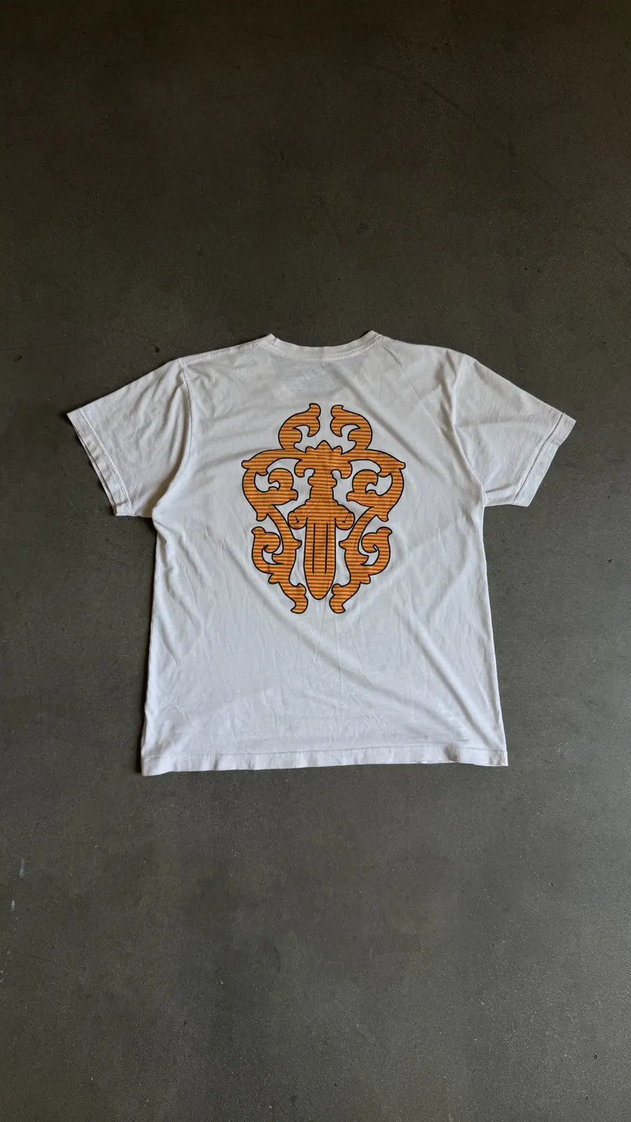Chrome Hearts Orange Dragger Tee