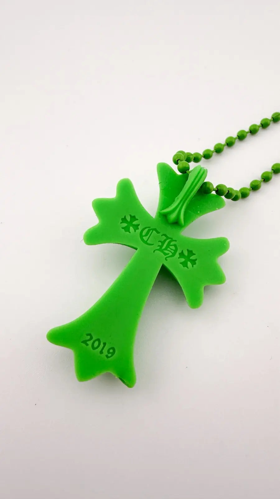 Chrome Hearts Silichrome Silicone Green Pendant