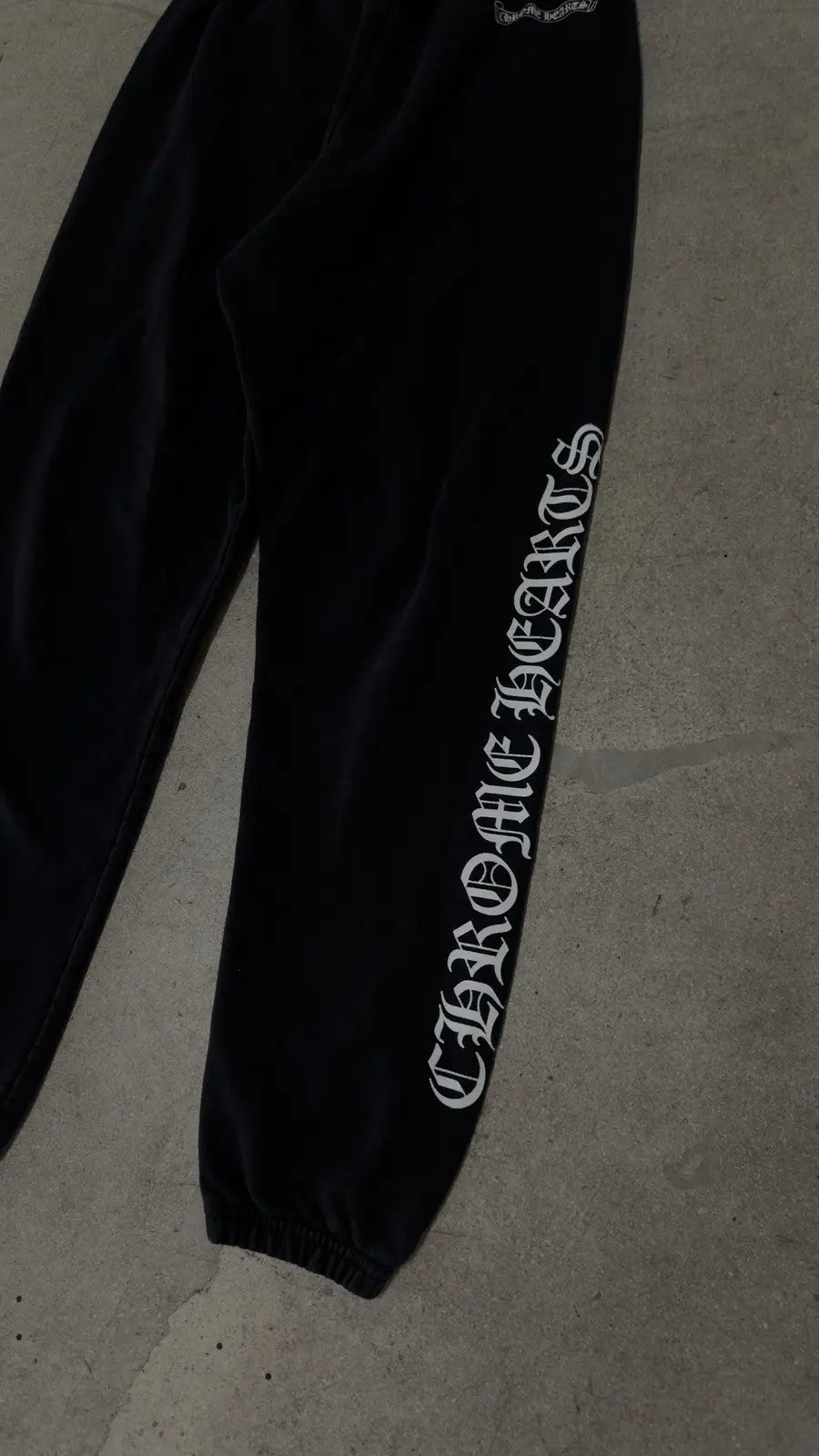 Hearts Chrome Hearts Sweatpants Black