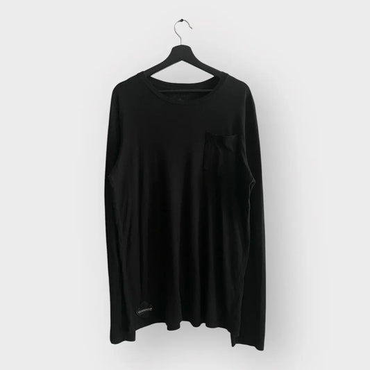 Chrome Hearts Plus Patch Sliver Tag LS Pocket Tee