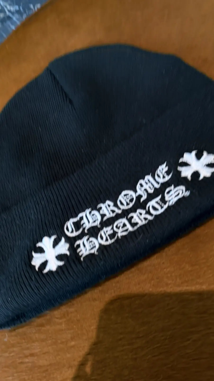 Chrome Hearts Logo Beanie Chrome Hearts