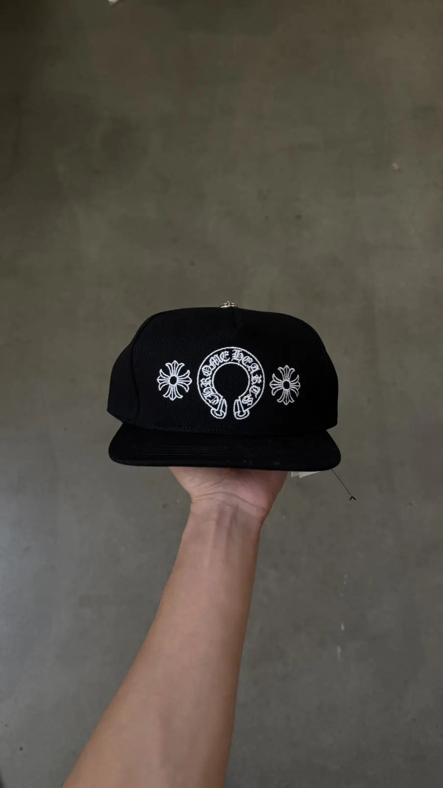 Chrome Hearts Horseshoe Cross Baseball Hat