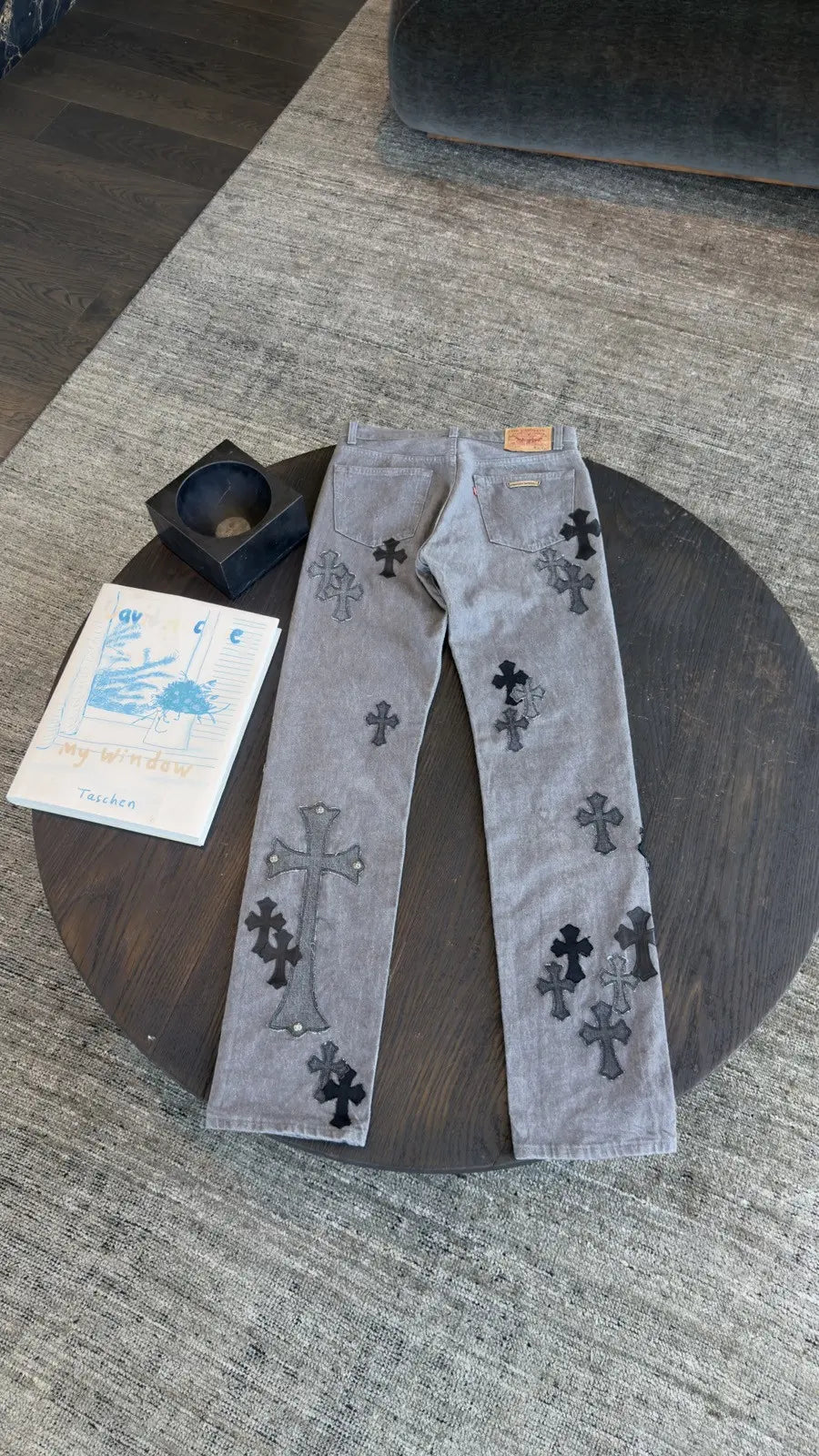 Chrome Hearts Levi’s Cross Patch Jeans Chrome Hearts