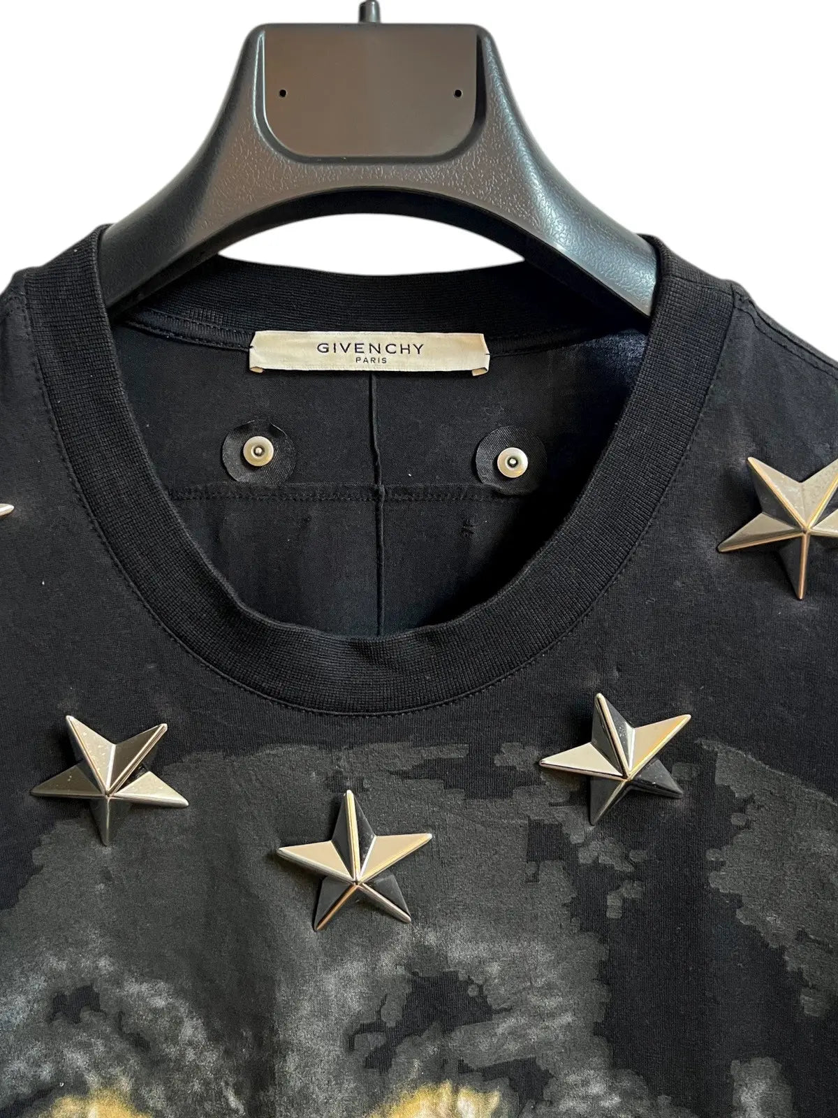 Givenchy SS15 Star Applique Rottweiler Tee