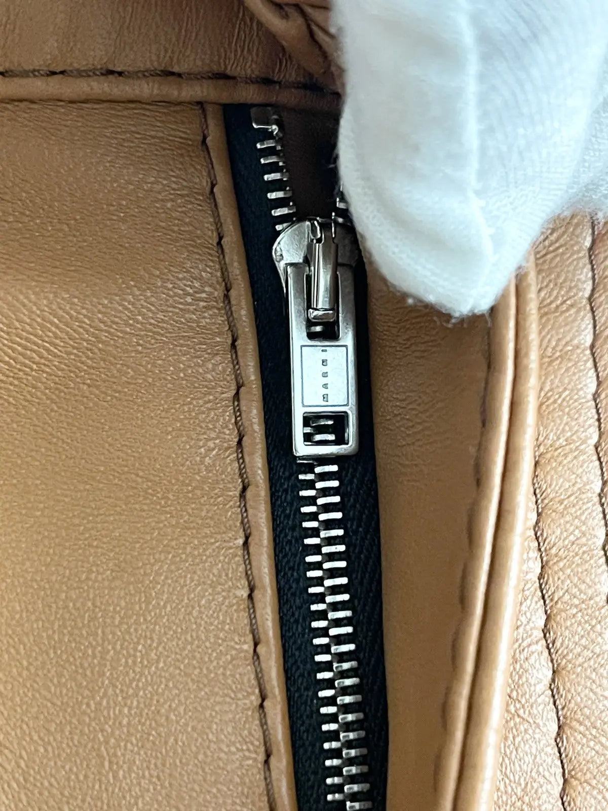 Marni Leather Cargo Shorts