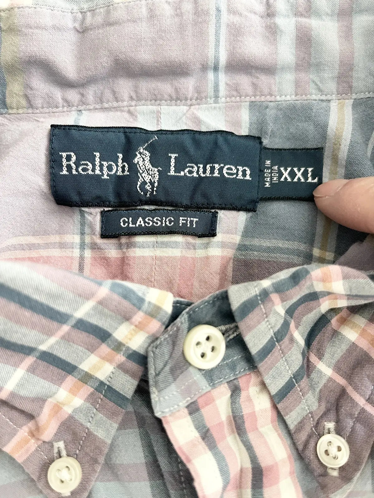 2000s Ralph Lauren Polo Pink Flannel Shirt