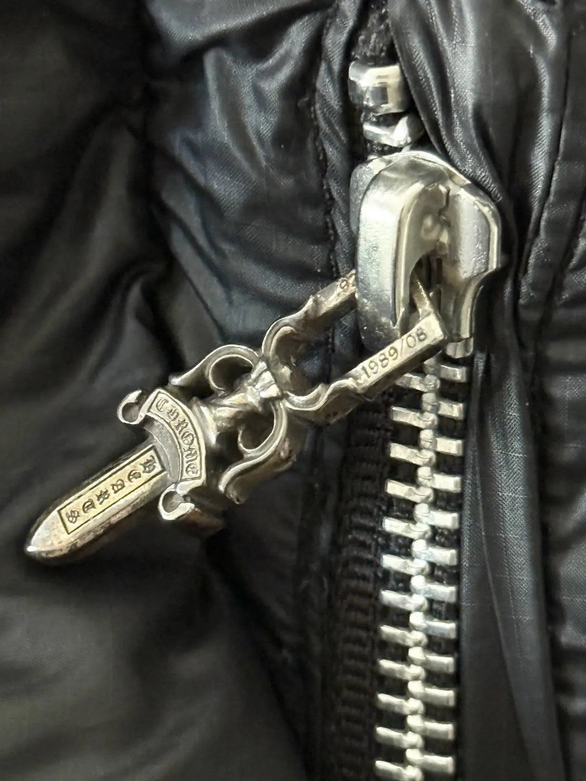 Chrome Hearts Dagger Puffer Jacket