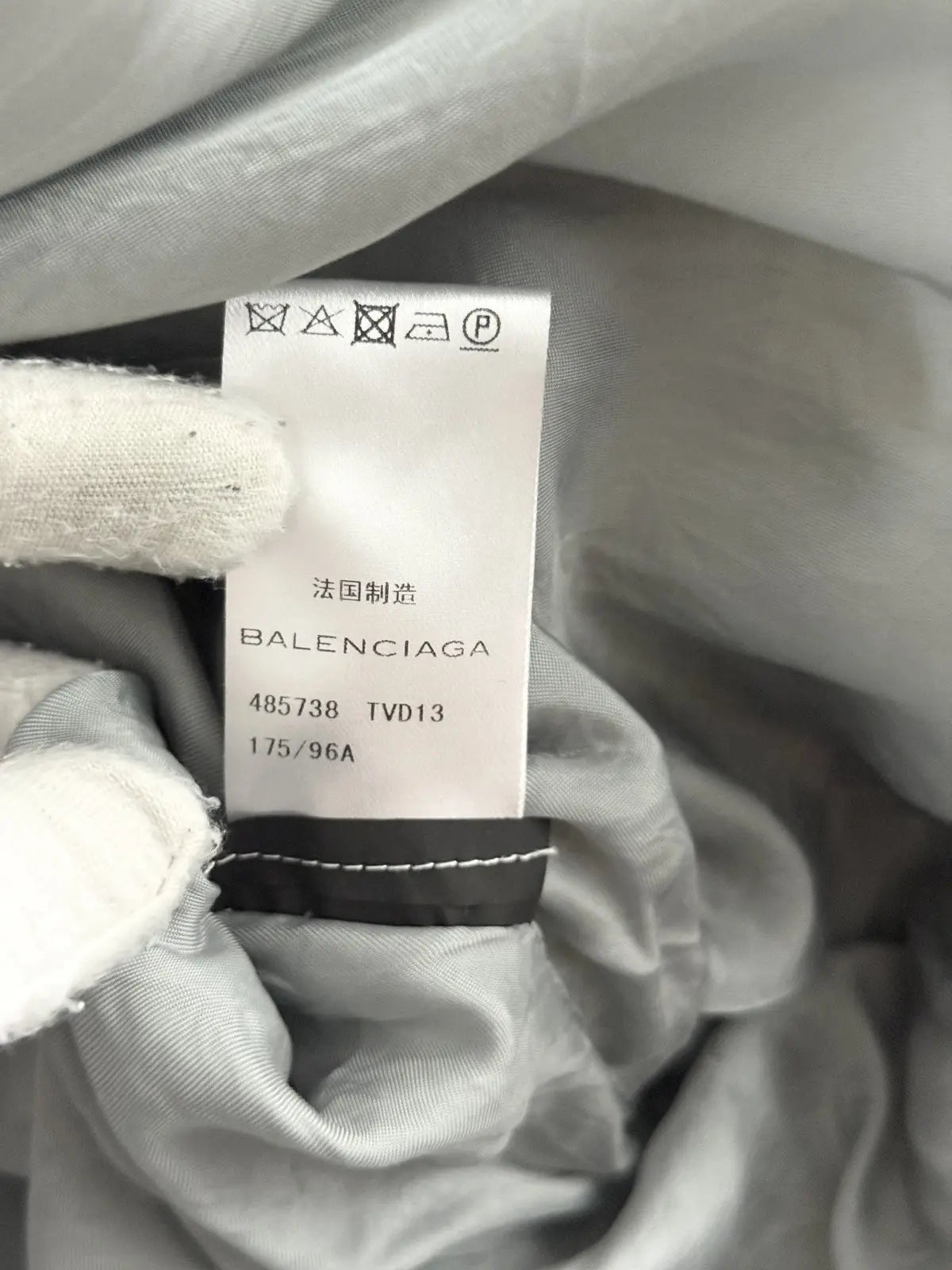 2017 Balenciaga Curve Logo Puffer Jacket