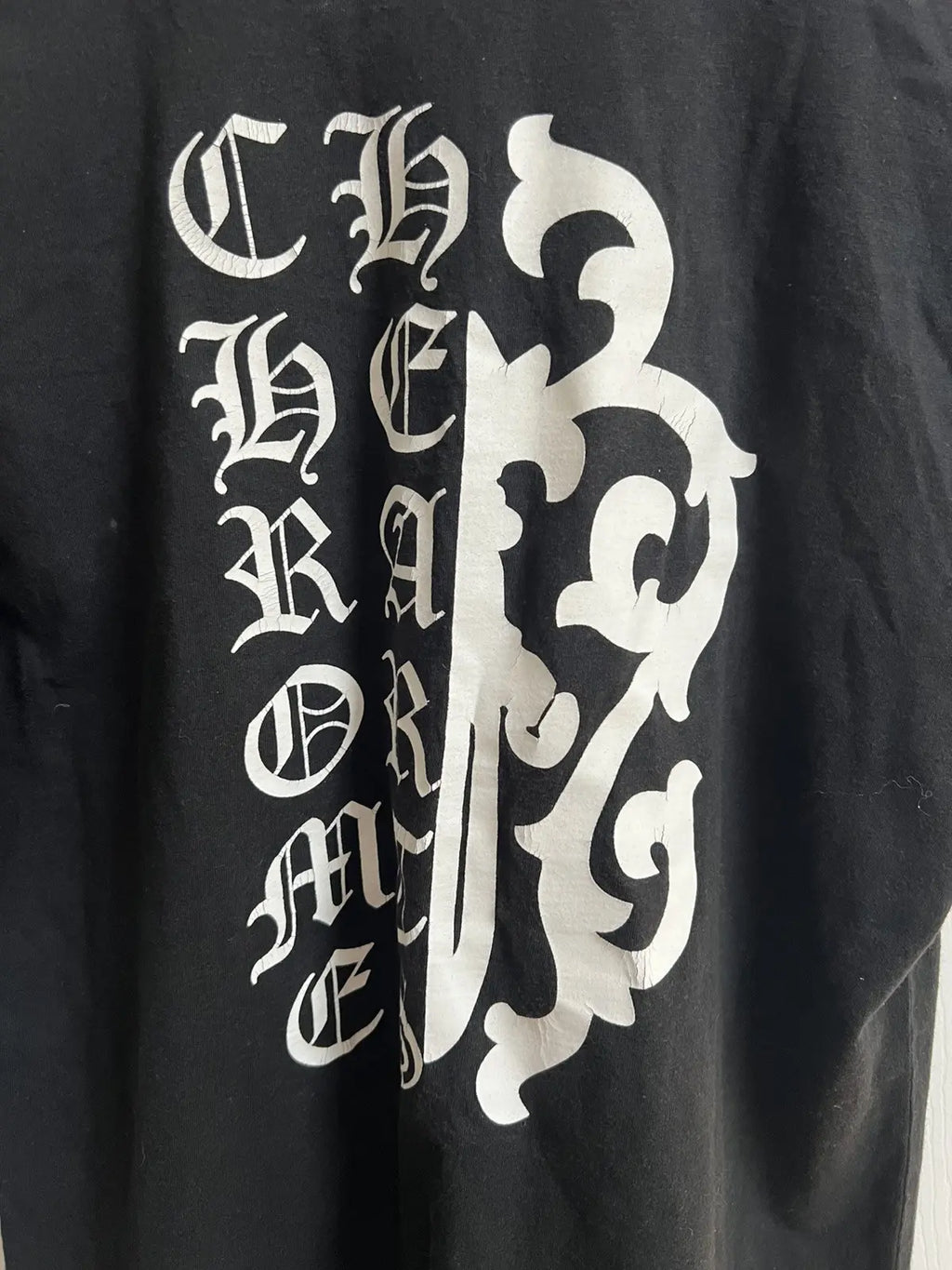Chrome Hearts Half & Half Vine Dagger Short Sleeve Tee