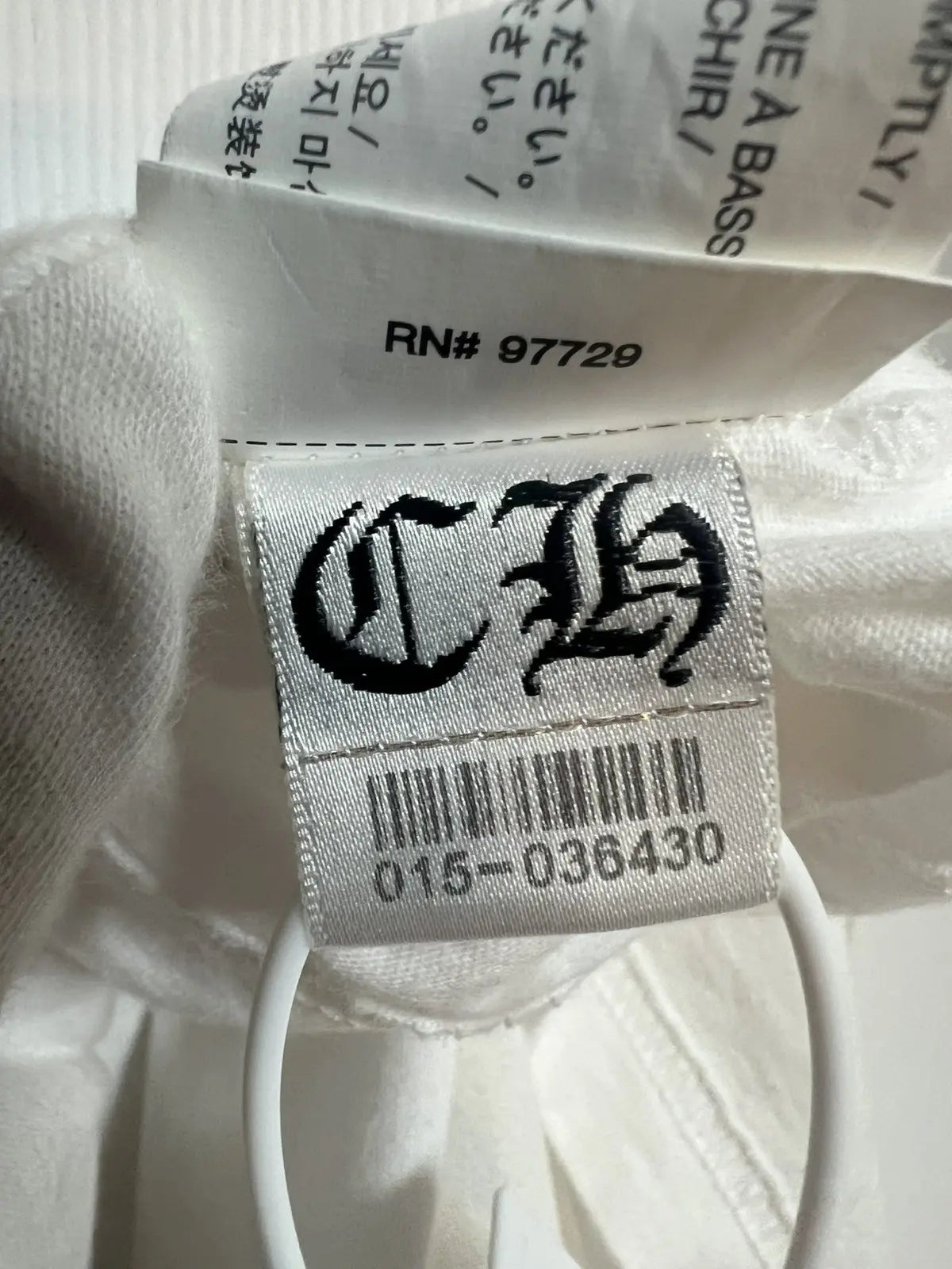 Chrome Hearts Shoulder Scripts Dagger Pocket Tee