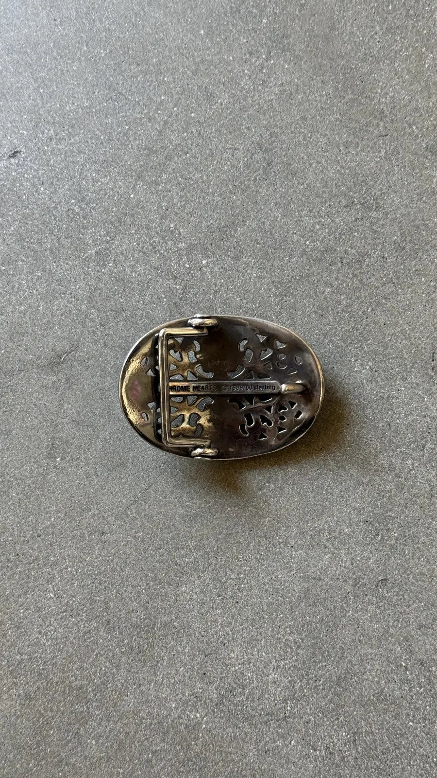 Chrome Hearts Oval Cross Belt Buckle